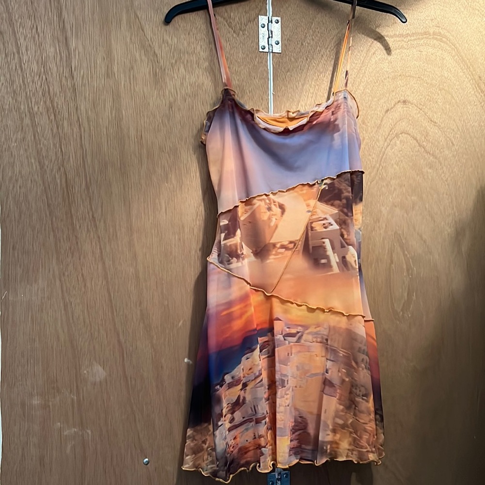 Urban Outfitters Mesh Mini Slip Dress